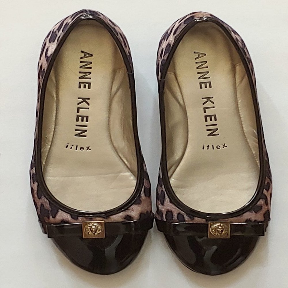 Anne Klein Tarly Leopard Animal Print Flats Size 7.5